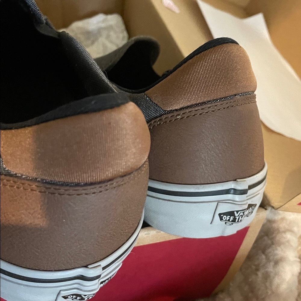 Vans Charcoal Slip-On Shoes - Picture 3 of 5